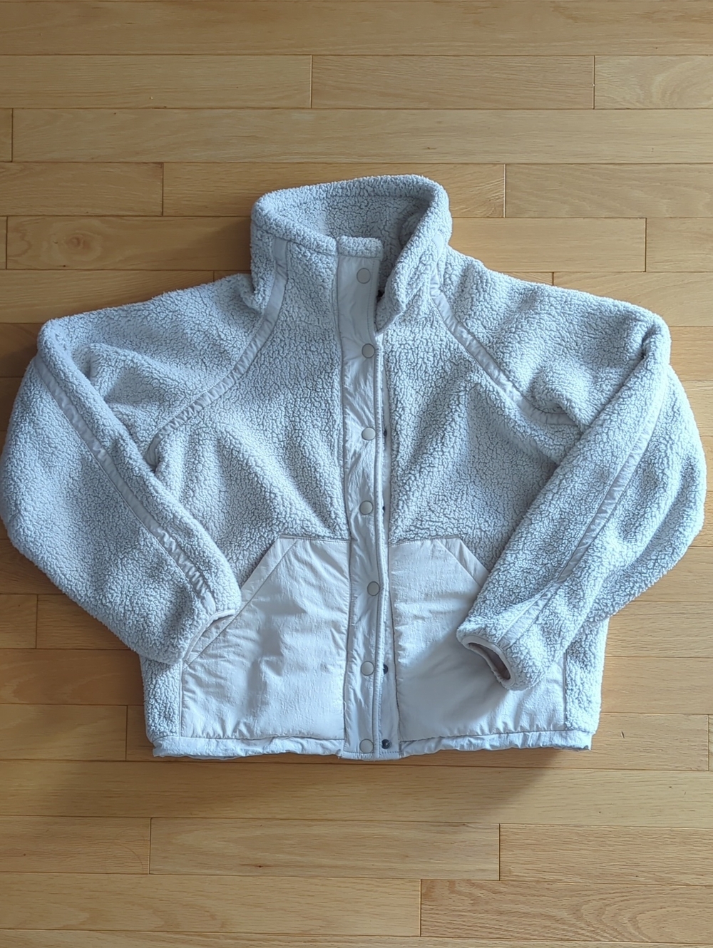prAna Encinitas Fleece Jacket In Almond
